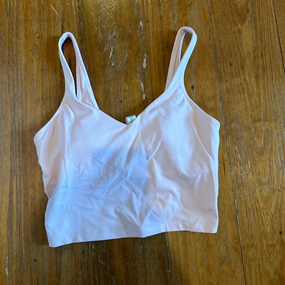 Light pink lululemon align tank